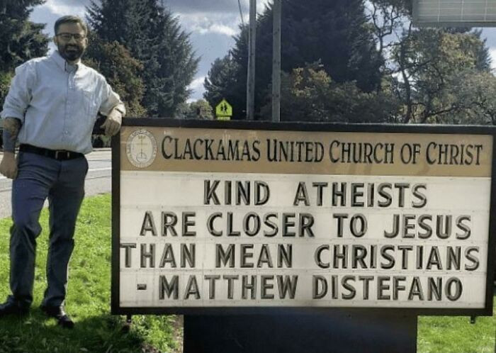28. Sign in Front of Oregon Church