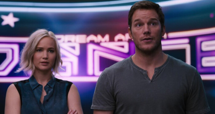 13. Chris Pratt is actually a psychopathic villain in Passengers.