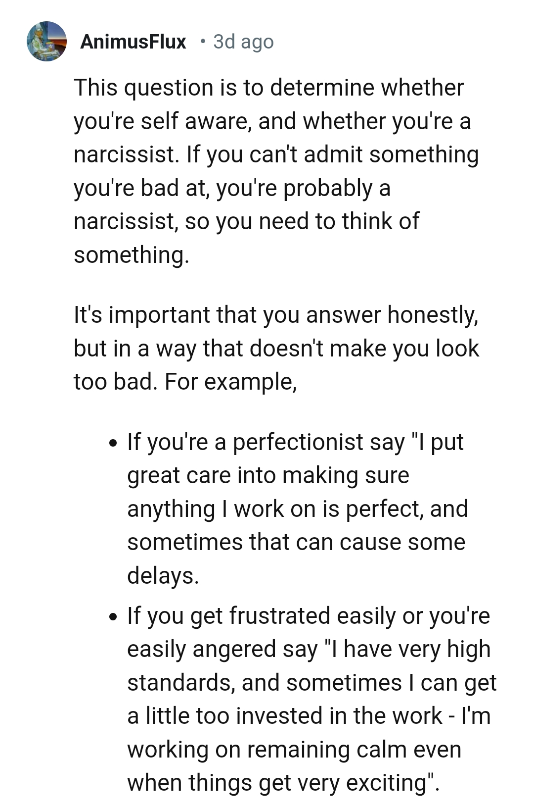 21. It's important that you answer honestly