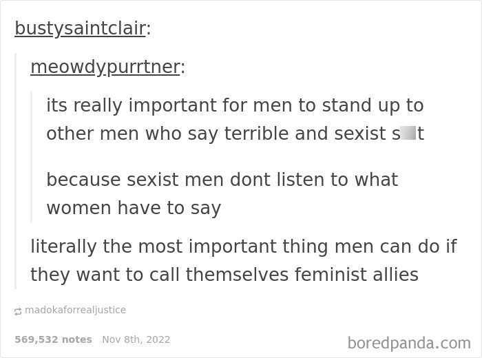 24. Feminist allies: