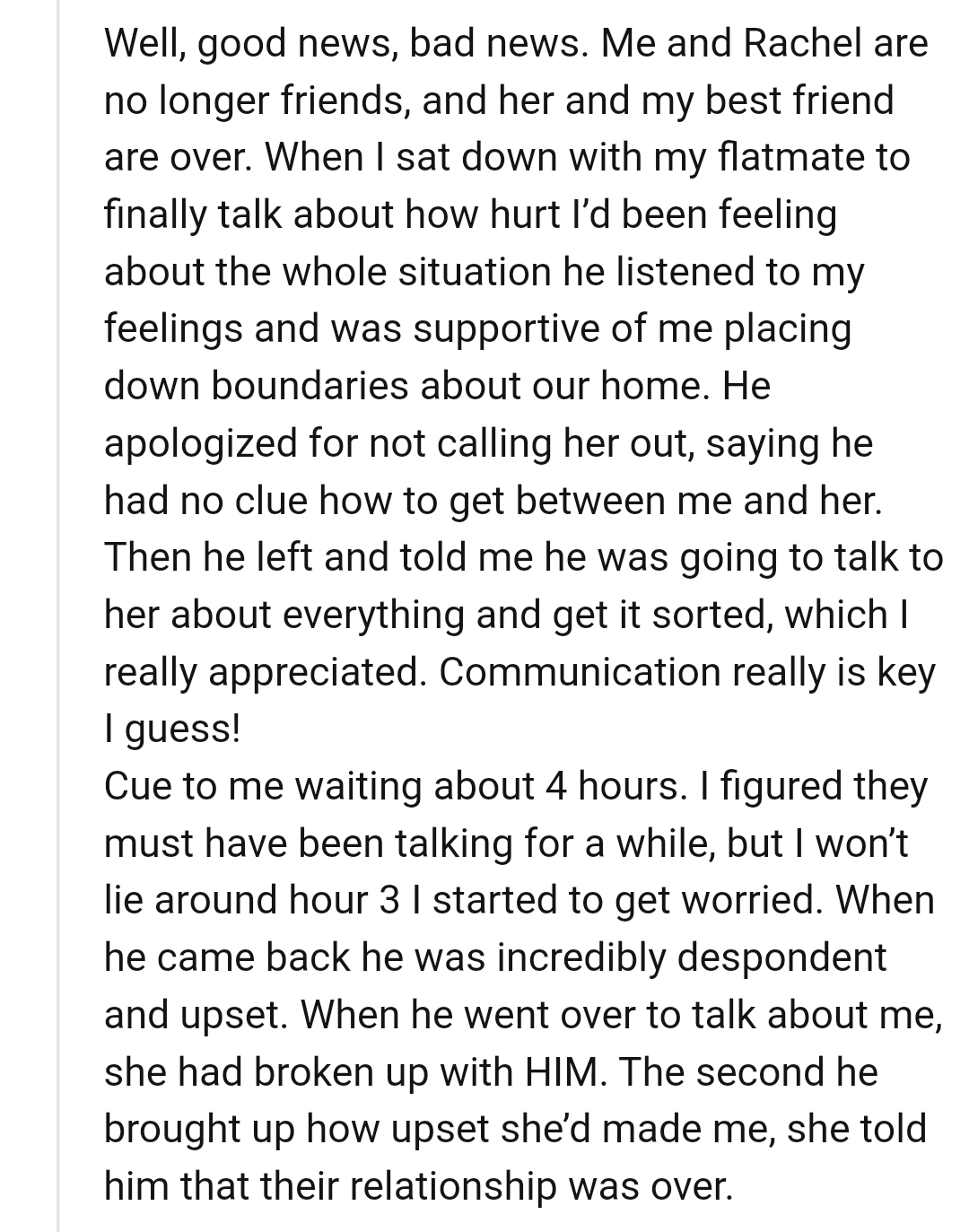 The OP left this update somewhere in the comments section