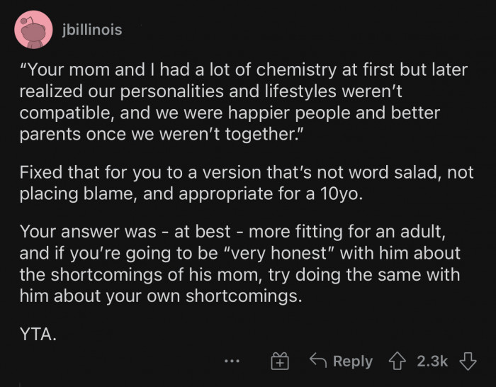 You can still be honest with a more appropriate answer.