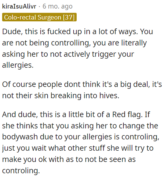 Some people may not understand the seriousness of allergies because they don't affect them personally.