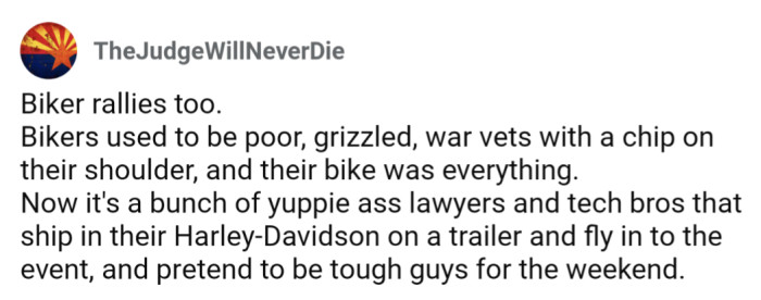 16. Biker rallies