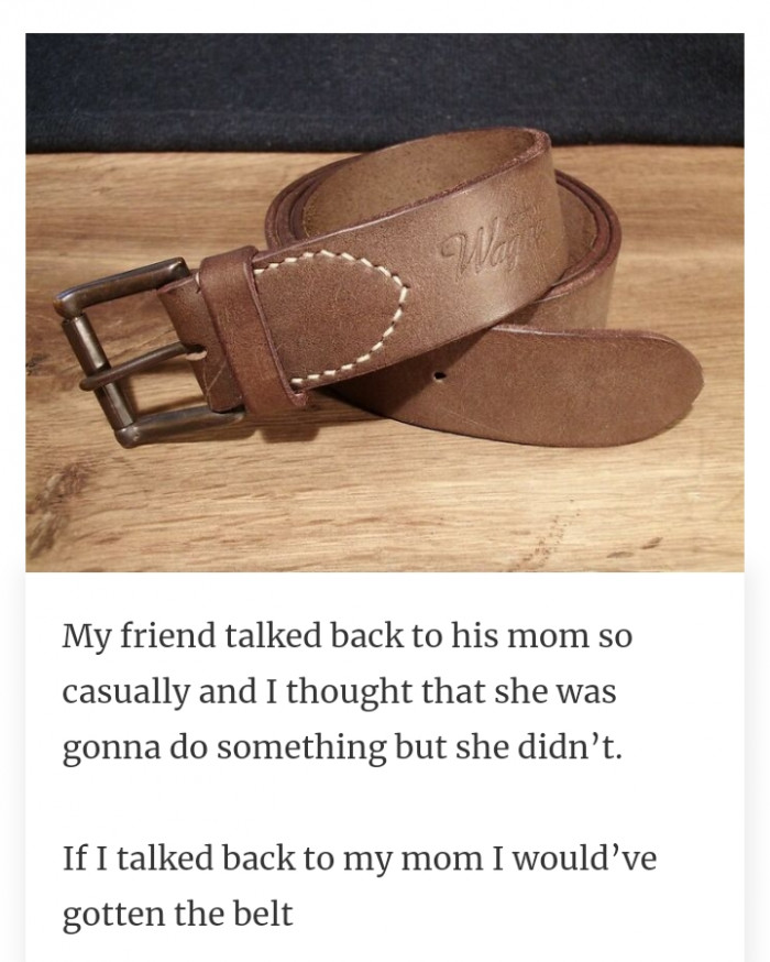 #18 Being punished for 