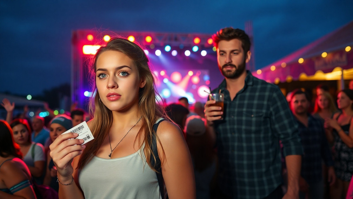 AITA for Holding Our Concert Spot While Boyfriend Got Drinks?