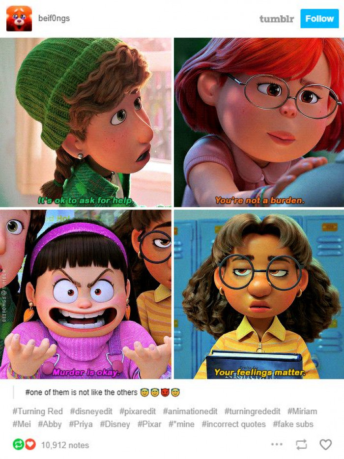 2) One of them is not like the others, and it's clear who it is