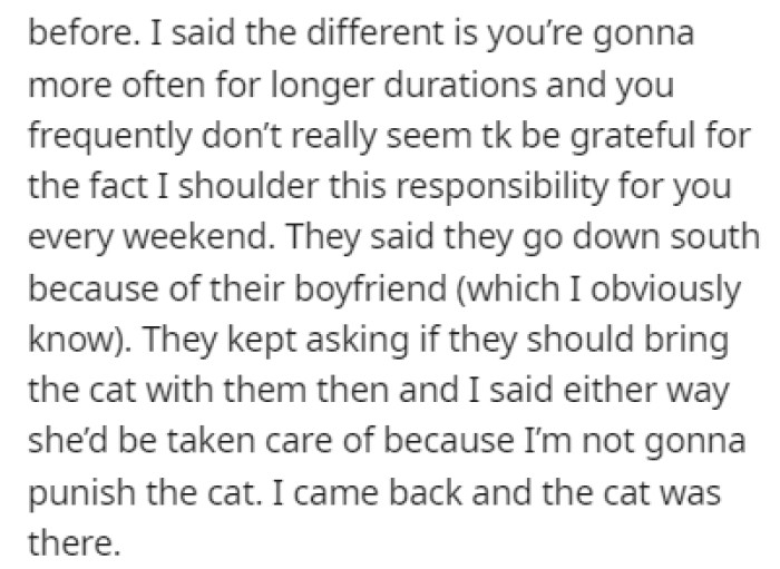 OP was upset that the roommate didn't seem grateful for their efforts