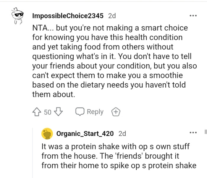 You don't have to tell your friends about your condition