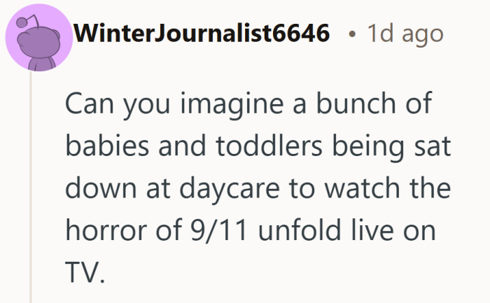 Putting it that way makes the story feel even more questionable. It does not quite line up with reality.