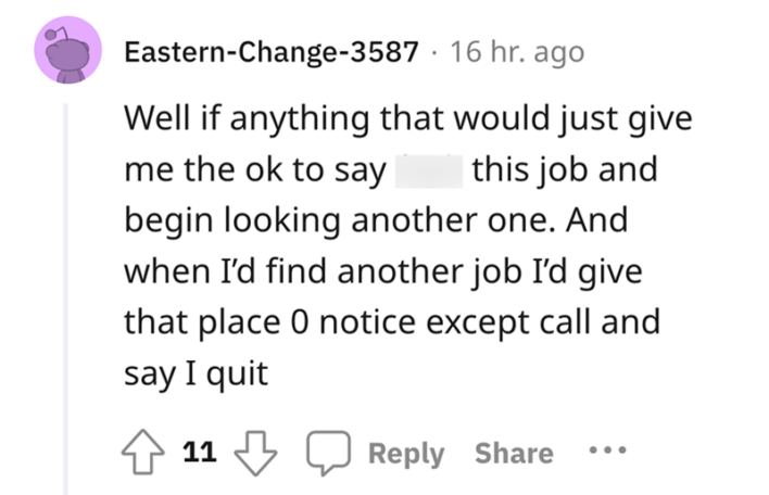 Rage quitting the job be like: