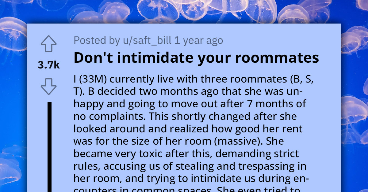 Redditor Shares Petty Revenge Story Of How They Got Rid Of A Toxic Roommate Who Was Always Intimidating Them