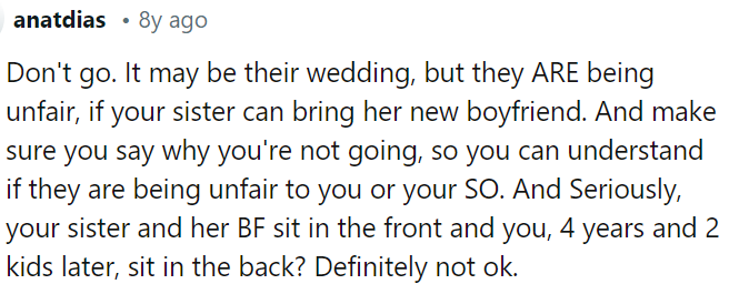 OP shouldn't attend.