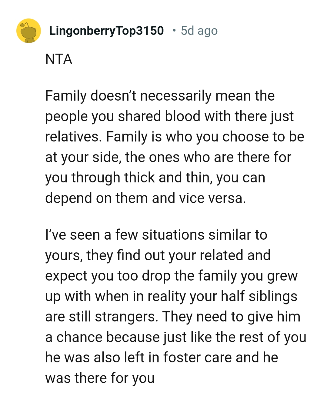 They Need to Give Him a Chance