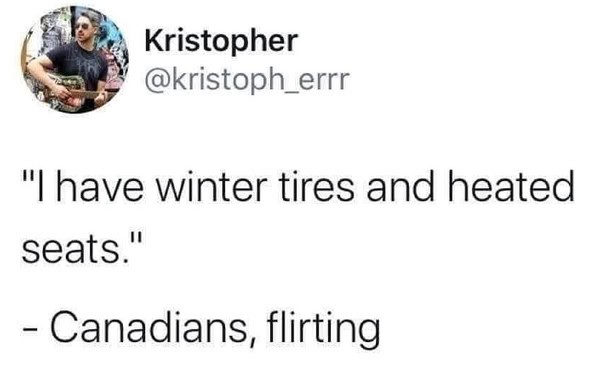 The 'Canadian flirting'