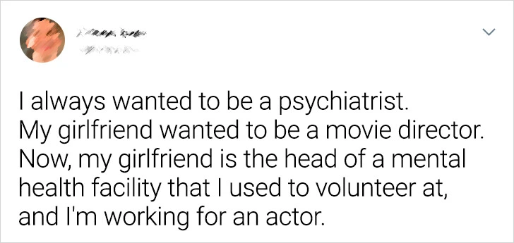 Fulfilling each other's dreams.