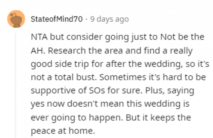 Keep the peace at home