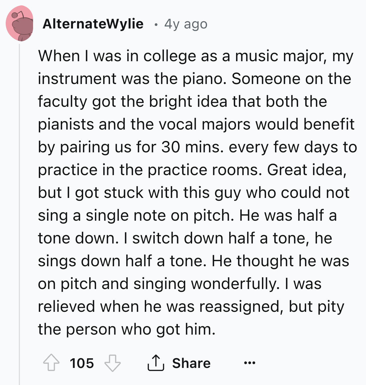 Bless the people who think they're gifted with something...