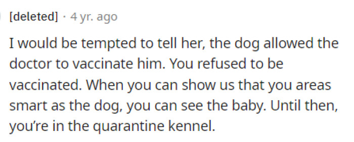 Now this response might be the best because it really highlights the double standard that's going on in this situation.