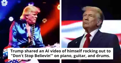 AI Video of Trump Playing Piano to Surprising Song Sets the Internet on Fire