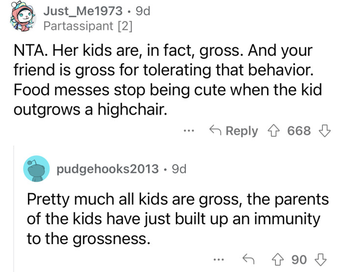 After a while, it goes from being 'cute' to disgusting.