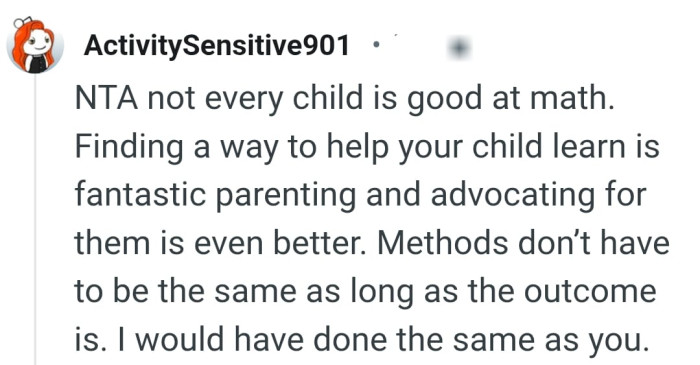 This Redditor would have done what the OP did