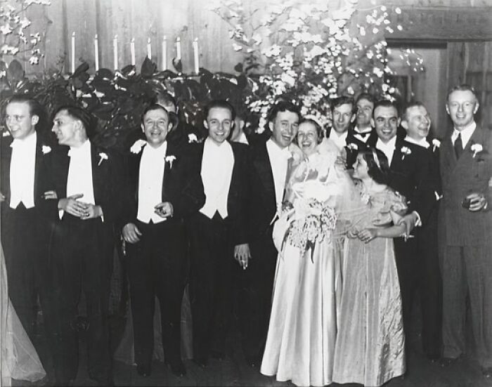 "Mary Watkins Ayler Holt - 1939, Wedding Party"