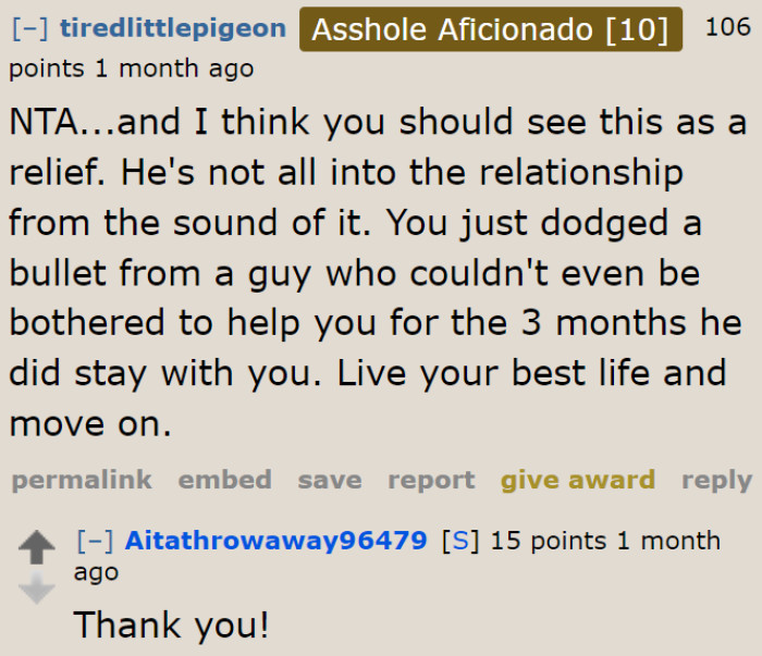 People think she dodged a bullet.