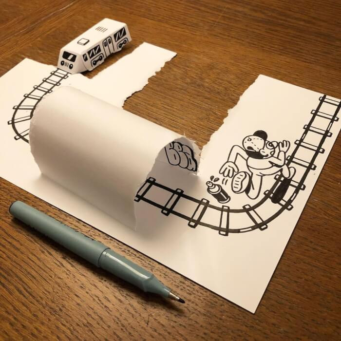 19. The train cabin is cute, and I love it.