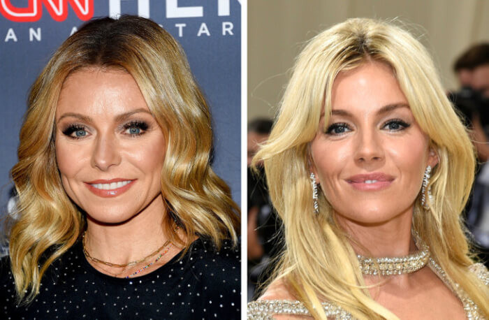 14. Kelly Ripa and Sienna Miller