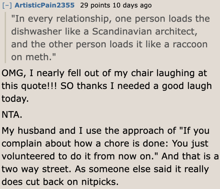 People were cracking up about the top comment.