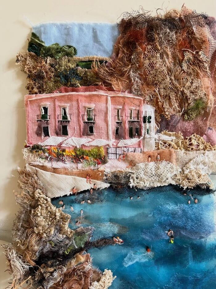 "Les Fenêtres De La Maison Rose D’après"