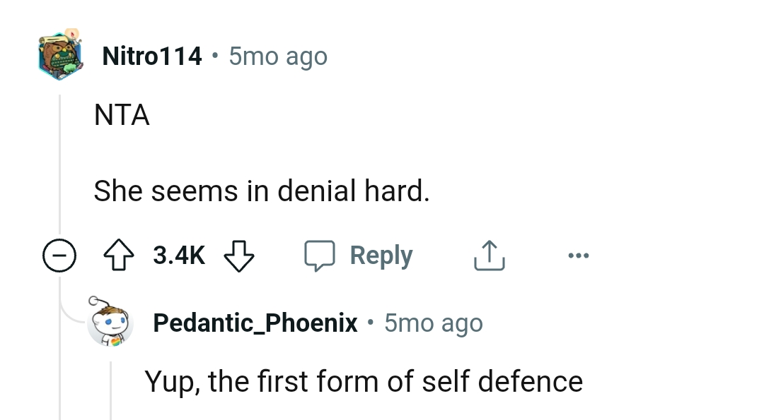 The first form of self-defense