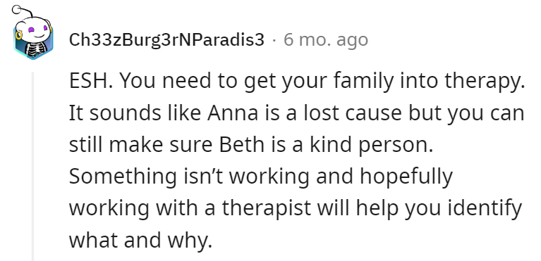 The whole family could use some therapy