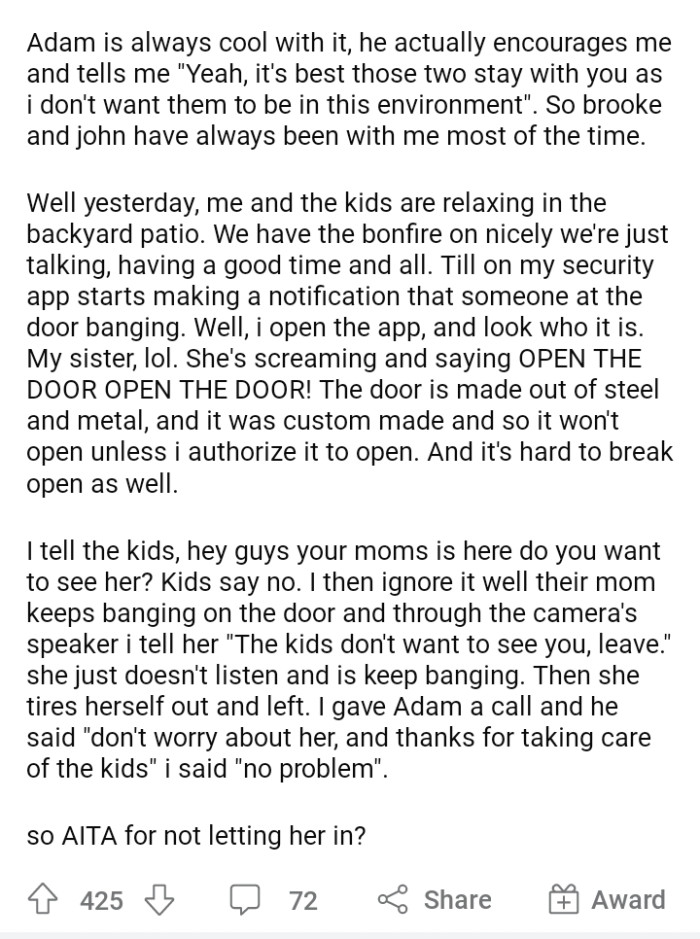 Making them safe and heard is one of his top priorities.