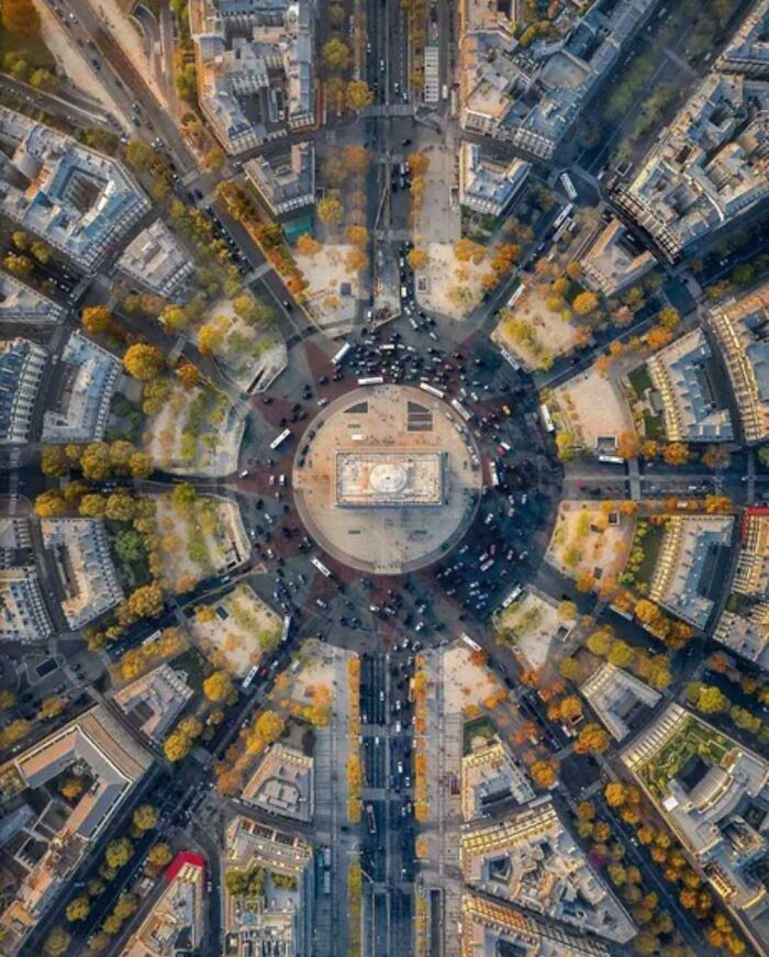 25. Arc De Triomphe, From Above