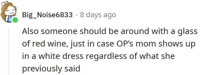 Another Redditor had an interesting idea: