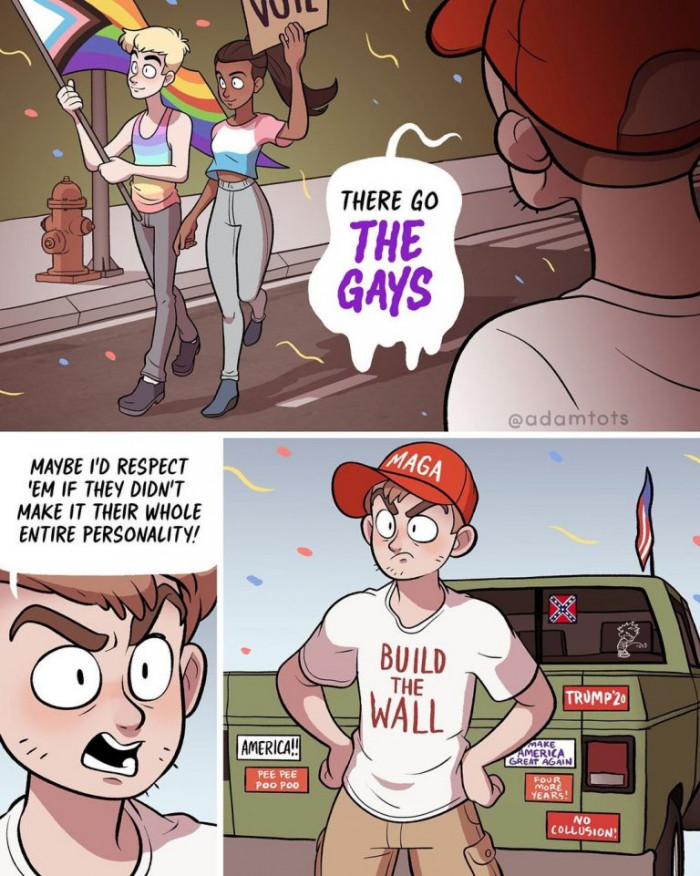 18. I would vote for them if they didn’t make it their entire personality