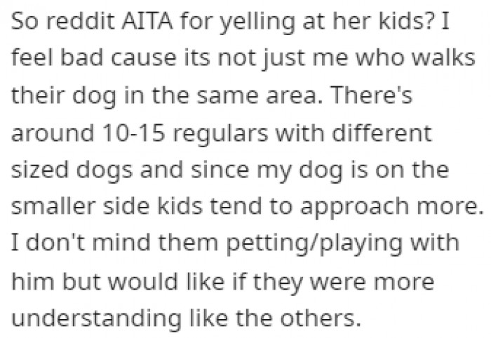 OP felt bad about what they did, so they shared the story on Reddit