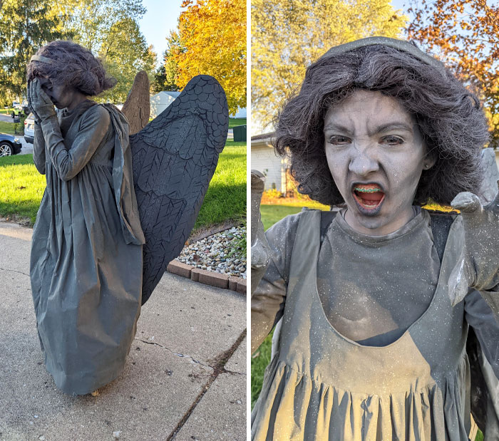 21. Don't Blink! (My Daughter's Costume, Made By Me)