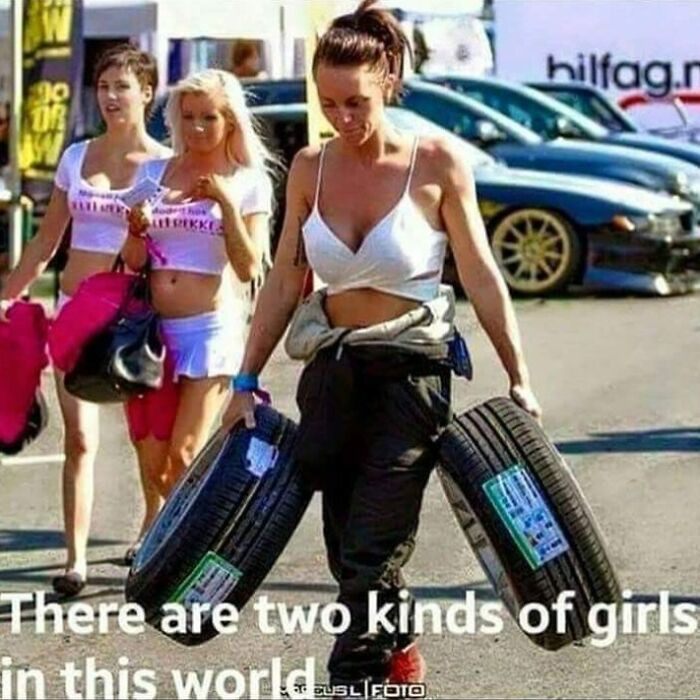 11. So, there are only two types of women? Touch grass, please.