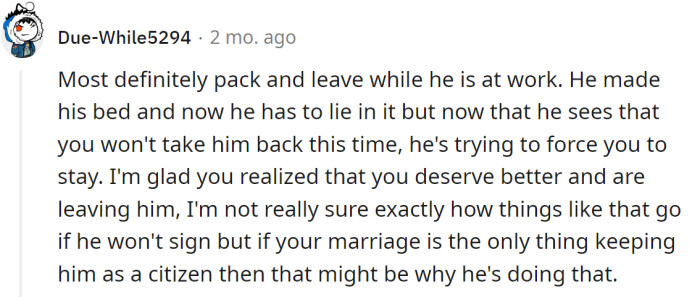 A Redditor Said She Should Do So