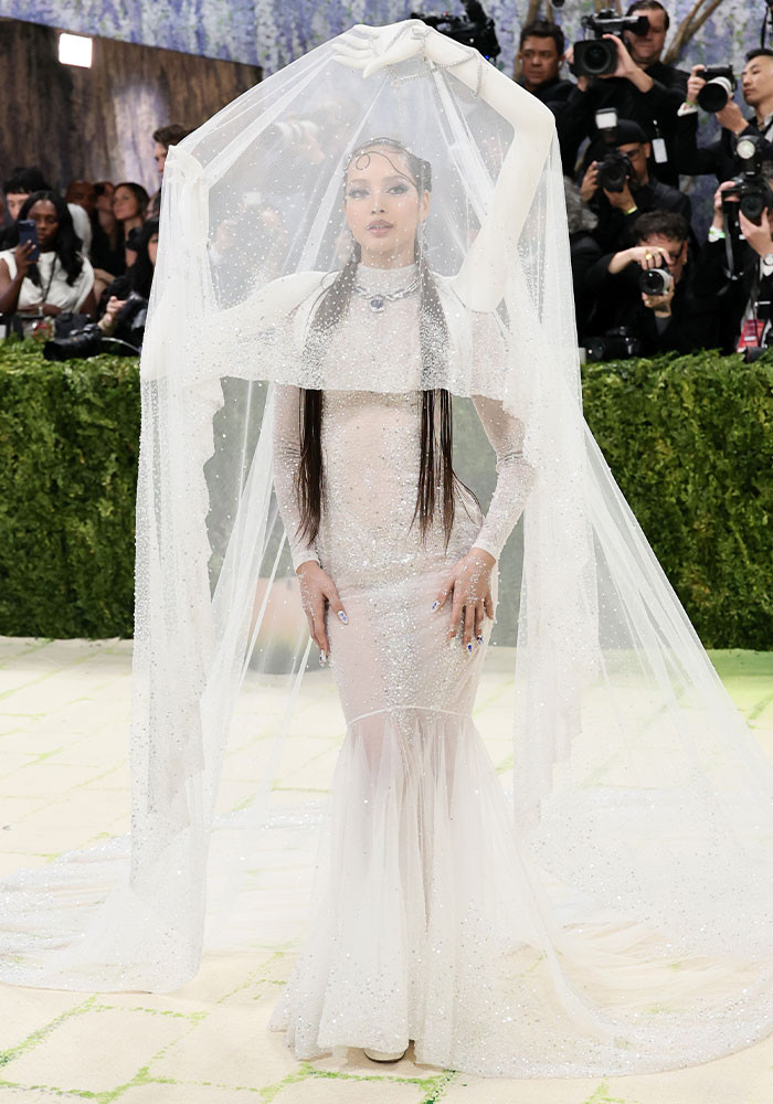 Grace Ann Nader and Lena Mahfouf at the Met Gala, social media fashion backlash