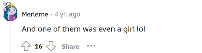 It's not only the boys!