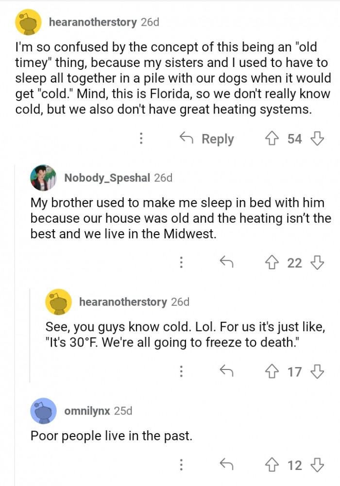 10. One can only imagine how adorable they look with their dogs piling up on each other, trying to get warm.