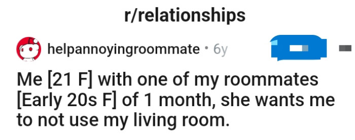 The OP took to the reddit community to seek their opinion on the matter