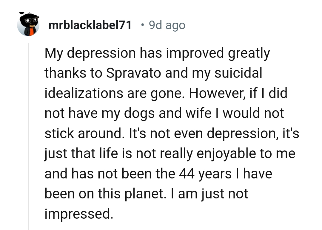 16. When life isn't really enjoyable