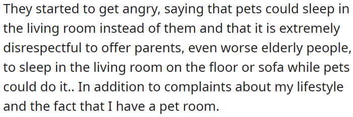 And they got furious...