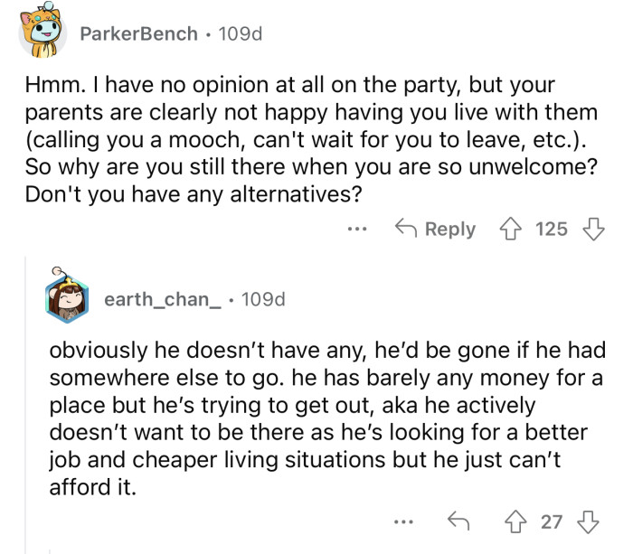 OP should not tolerate being called names like that.