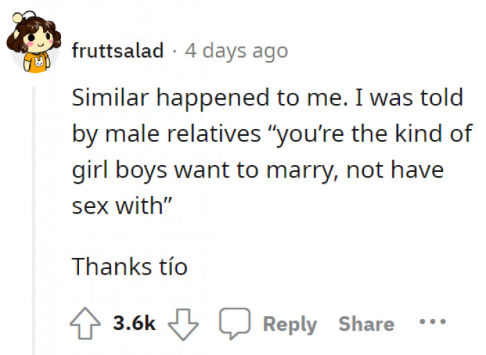 20. Thanks for slapping it in my face.